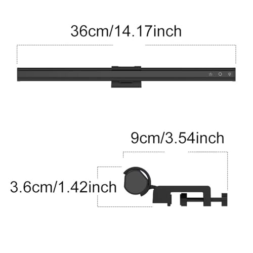 Luz de pantalla de computadora para evitar la fatiga visual con tono tactil 5