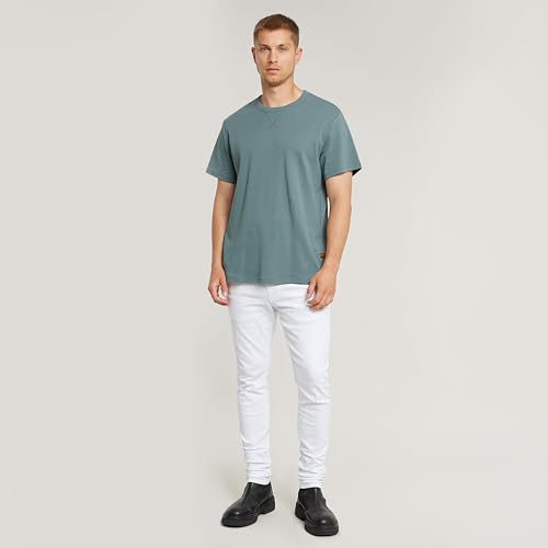 G-Star Herren Nifous T-Shirt, Grau (Bolt Grey D24449-C812-1466), M – Ansicht 3