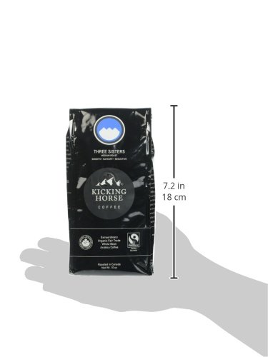 Kicking Horse Coffee, Three Sisters, Tostado Medio, En grano, 10 Oz miniatura 5