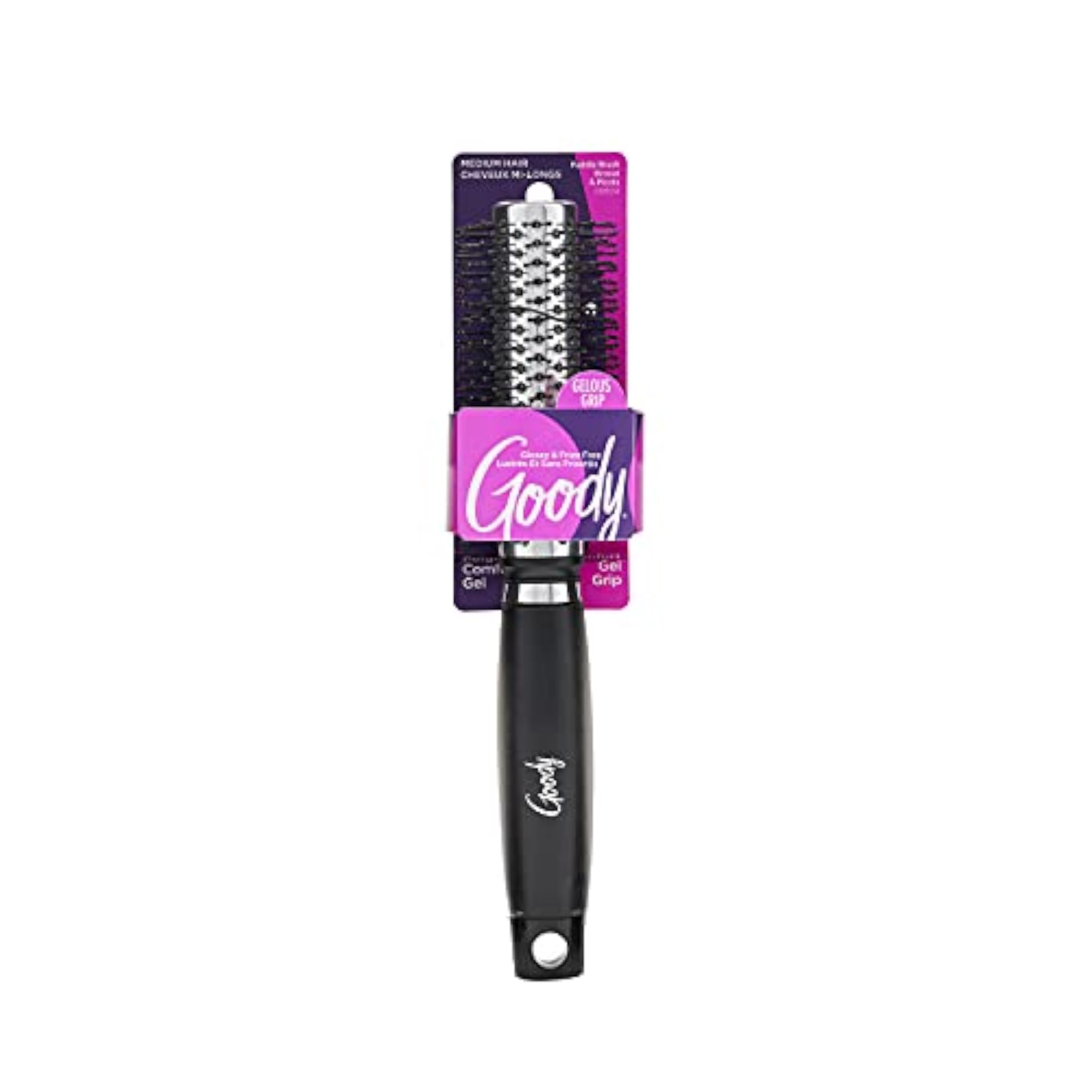 Gelous Grip Round Brush for Short to Medium Hair