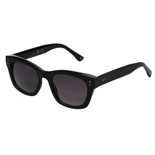 Frye Women's Savannah Sunglasses Wayfarer, Black, 50 mm