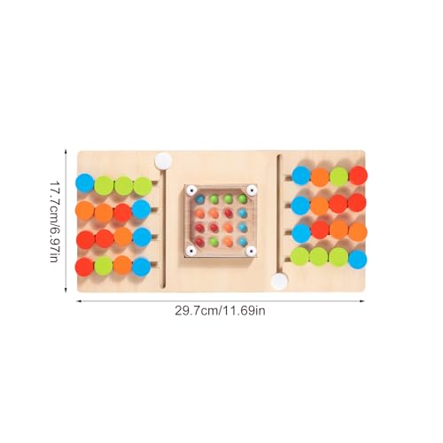 Juego de clasificación de color de madera para niños y estudiantes de infantil 5