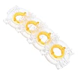 AGFELO 4個 八角形ジョイスティックゲートプレート ゲーム機用制限リング 高精プラスチック製サンワ互換アクセサリー 簡単取り付け可能ゲ