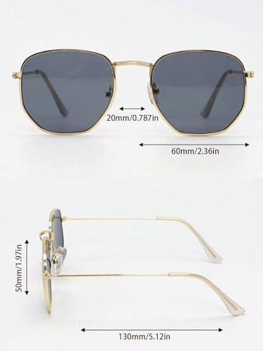 60-Pack Wholesale Metal Sunglasses - 3 Colors (30 Gold/15 Black/15 Dual-Tone) | UV400 Bulk3