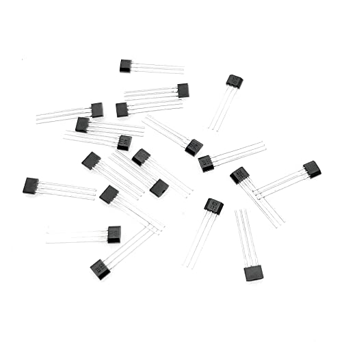 JZK 20 Stück TO-92S Bipolarer Hall Effekt Sensor 3 pin 41F Magnetdetektor SS41F 3-poliger Hall-Sensor 41F Hall Sensor Chip 3-polig 3-pin