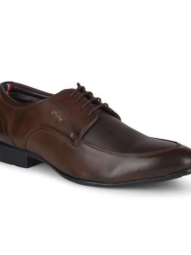 Image of Bata Men Formal Laceup Shoes - Brown