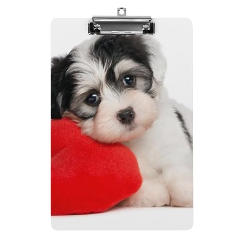 Porte-bloc A4 rigide écriture stable planchette chien mignon