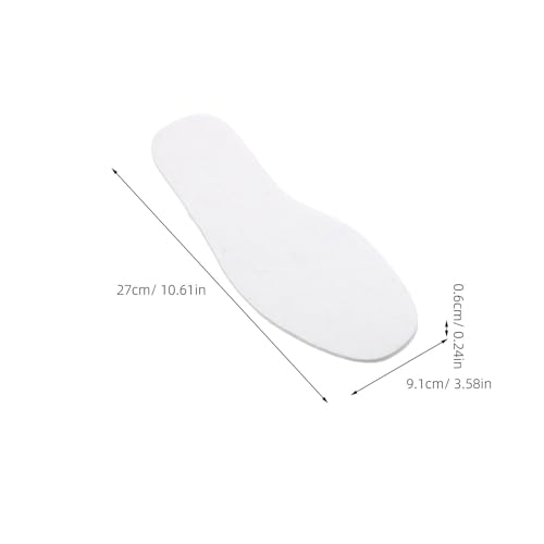Plantillas de fieltro de lana 6 mm antideslizantes para invierno miniatura 2