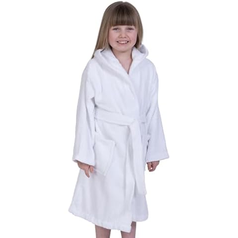 Adore Home Kids Hooded Cotton Bathrobe Cover