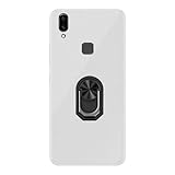 UOGNADGD Coque Flexible + Support à Anneau Compatible avec Vivo V9 Pro Housse Antichoc pour Téléphone avec Support Magnétique Style Méca (Blanc + Noir) UOGNADGD Coque Flexible + Support à Anneau Compatible avec Vivo V9 Pro Housse Antichoc pour Téléphone avec Support Magnétique Style Méca (Blanc + Noir)