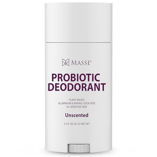 Probiotic Deodorant - Natural Deodorant for Women & Men, Plant-Based Aluminum & Baking Soda Free Deo Stick, 3 oz by Candida Freedom - Unscented