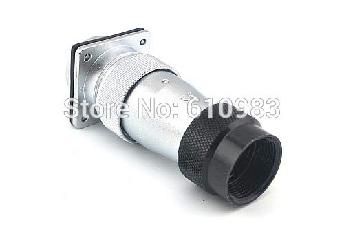 Gimax 32mm 10Pin Panel Mount Socket Receptacle to 10 Pin Plug Aviation Connector