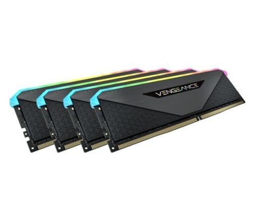 CORSAIR Memória de desktop Vengeance RGB RT 32 GB (4 x 8 GB) DDR4 3200 (PC4-25600) C16 1,35 V - Imagem 3