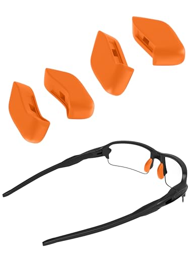 Plaquettes de rechange Saucer pour Oakley Si Speed Jacket : ajustement précis et finition orange