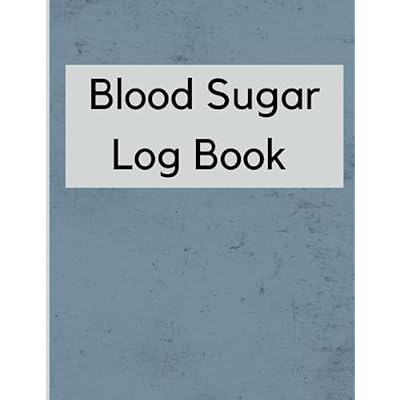 Blood Sugar Log Book