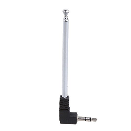 Vizgiz 2 Pack 3.5Mm Antenna Fm Am Radio Telescopic 4 Sections Telescoping Antenna 1/8 Inch Jack Plug Connector Retractable 8.5Cm-25Cm For Mobile Cell Phone Bluetooth Mini Speaker Radio Ant Port #TOP3