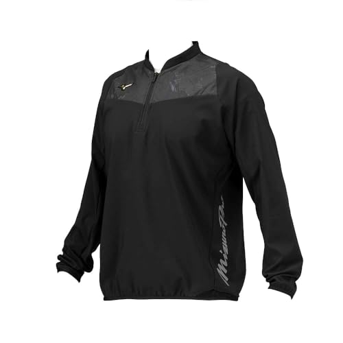 MIZUNO(ミズノ) 野球 ウエア ウィンドブレーカー 【ストレッチ／防風／ミズノプロ】テックシールドジャケット(ハーフZIP)(ユニセックス) 12JEBW75 【2024FW】