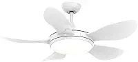 Ventilador de Teto Arno Ultimate 5 Bivolt Branco VX25, 58W, LED 1500–1600lm 3 Temperaturas, Controle Remoto, 6 Velocidades, 3 Modos e Timer