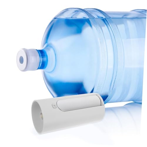Distributeur de cruche d'eau et pompe de distribution de bouteille d'eau blanche en ABS - 6
