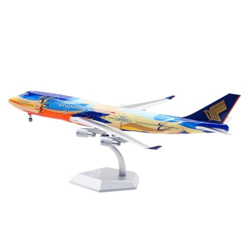 Avión Civil de Colección Singapore Airlines B747-400 9V-SPK Réplica de Lujo a Escala 1:200