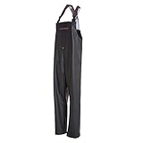 Grundens Women’s Neptune Commercial Fishing Bib Pants | Waterproof, Adjustable, Black, Large