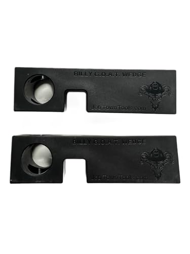 Job Town Tools Onyx FiberPRO Wedge Fiberglass Infused Professional Door Chock for Firefighters Police EMS Black Door Stop - Great for Any Profession