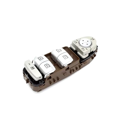 Boutons lève-vitre électrique Benz E400 E500 finition haut de gamme marron 2139054803 avant gauche