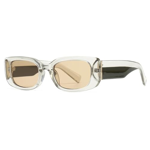 Lunettes de soleil vintage élégantes aux finitions bicolores et structure punk premium