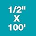Gilmour 824001-1001 Flexogen Heavy Duty Watering Garden Hose 1/2in x 100 Feet, Green