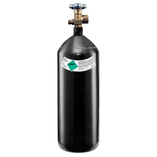 PrimeWeld 75% Argon 25% CO2 Bottle 40CF | DOT 3AA | USA CGA 580 Valve | Best Gas Blend for MIG Welding | Cylinders Full & Ready to Use