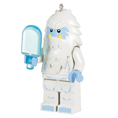 Hallmark Keepsake Miniature Plastic Christmas Ornament 2022, Yeti Lego Minifigure