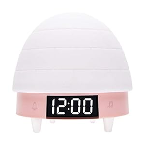 Wake up Light,Creative Awakening Silicone Pat Night Light, Bedside Bedroom Touch Table Control Watch Light Rosa