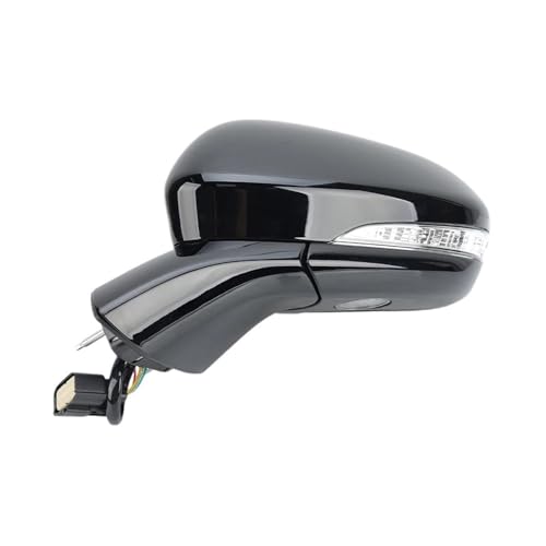7 Pins Rearview Mirror Assembly For Ford Fusion 2016 2017 2018 2019-2022 US Version Manual Folding Side Car Accessories(1pc left black)
