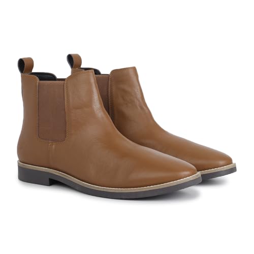 Image of YOHO Comfortable Boots For Men | Extra Cushioned Foot Bed And Skin Friendly Ankle Boot With Low Heels | PU Finish Material | Trendy, Stylish & Casual Boots | Winter, Snow & Holiday Outings
