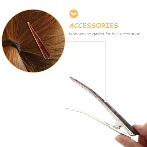 Pinzas de cabello tipo cocodrilo, 2 piezas miniatura 5