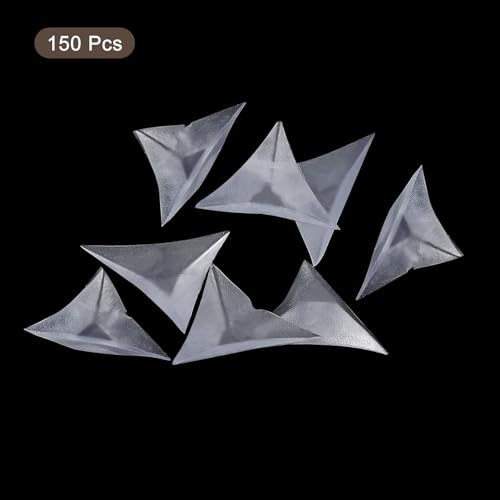 Image of uxcell 150 Pcs Stair Dust Corners Plastic Triangle Stair Corner Guard Dustproof Corner Protector for Drawer Furniture Cabinet Wardrobe Step Corner