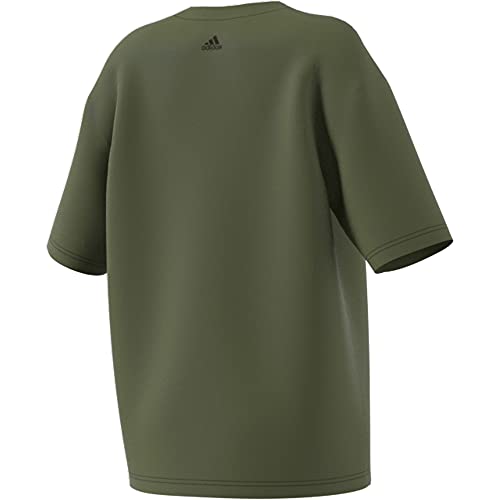 Adidas Womens Nini Graphics Pocket Tee Wild Pine Medium #TOP3