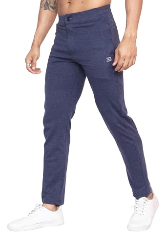Image of Big Button Men's Cotton Regular Fit Track Pants
