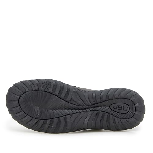 JBU Women's Audrey Comfort Casual Flat Fashion Adjustable Shoes Grey 74