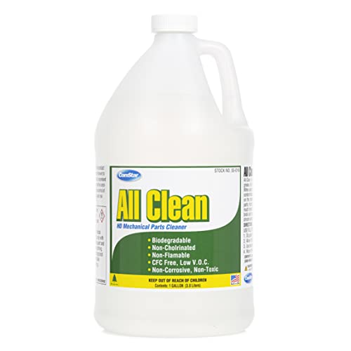 ComStar All Clean, Heavy-Duty, Non-Flammable Kerosene Replacement Parts Cleaner That Removes Away All Grease, Oil, Carbon & Deodorizes, Made in USA, 1 Gallon (55-058)
