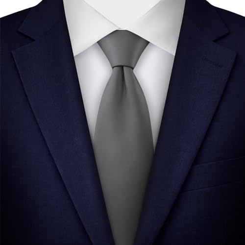 Image of Jacob Alexander Men's Extra Long Solid Color Tie