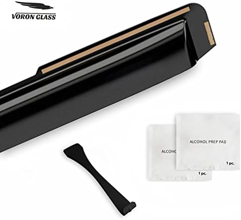 Voron Glass in-Channel Extra Durable Rain Guards for Toyota Sienna 2021-2026, Window Deflectors, Vent Window Visors, 4 Pieces - 200423 - 5