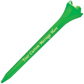 250 Personalized Custom Pride Performance Plastic Golf Tees - 1 Color Imprint