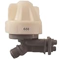 Kenmore 7187065 Water Softener Nozzle and Venturi Assembly (Replaces 7165704, WS15X10017, WS15X10034) Genuine Original Equipment Manufacturer (OEM) Part Gray and White