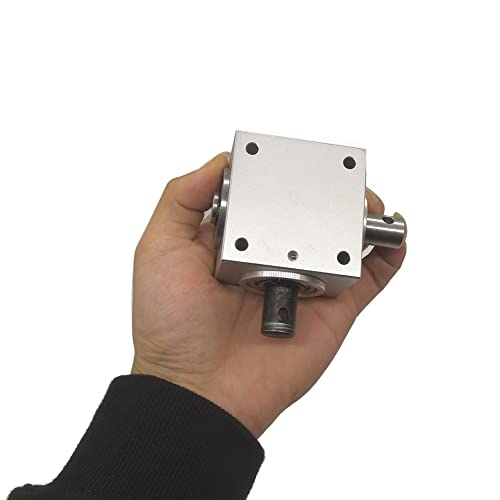 Image of 1:1 Right Angle Tapered Bevel Gearbox 1.5 Module 20 Teeth 90 Angle Drive Steering Gear Device Simple Mechanical DIY Module with 15mm Shaft