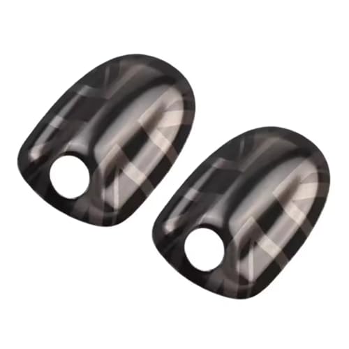 Car Spray Nozzle Cover Exterior Protection Shell Trim Sticker Compatible with MINI Cooper 3rd Generation F54 F55 F56 F57 F60 2014+ (Night Jack, Spray Nozzle)