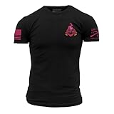 Grunt Style Santa Muerte Men's T-Shirt - (Black, 2X-Large)