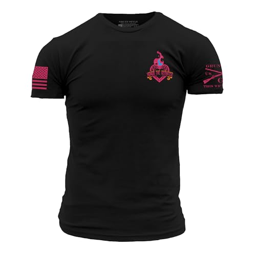 Grunt Style Santa Muerte Men's T-Shirt - (Black, 2X-Large)
