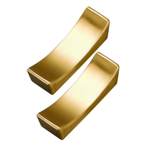 HIAKDOFT 2個 ステンレス製元宝?枕 箸置き 溝付き スプーンホルダー 食卓用箸スタンド 滑り止め機能付き 実用的な箸整理ラック