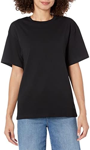 The Drop Women’s Lydia Short-Sleeve Loose Drop-Shoulder Jersey T-Shirt